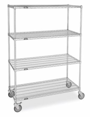 Mobile Wire Shelving Units