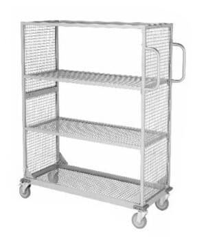 4 Shelf Merchandise Cart
